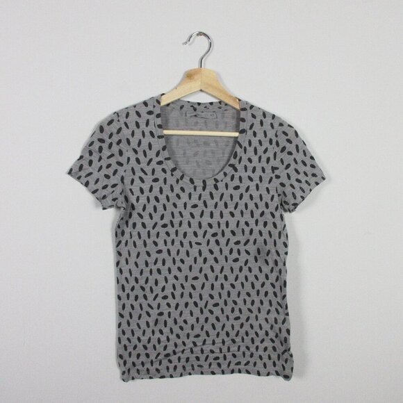 Icebreaker Tech Lite II Women Wool Scoop Neck Tee Short Sleeve Shirt Gray XS 98 - Picture 1 of 10